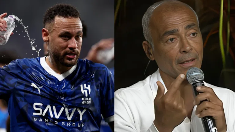 Neymar reage após mensagem inesperada de Romário e deixa recado