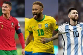 Neymar, Messi e Cristiano Ronaldo