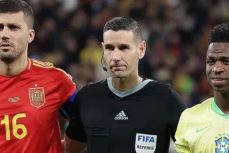 Rodri e Vinícius Júnior