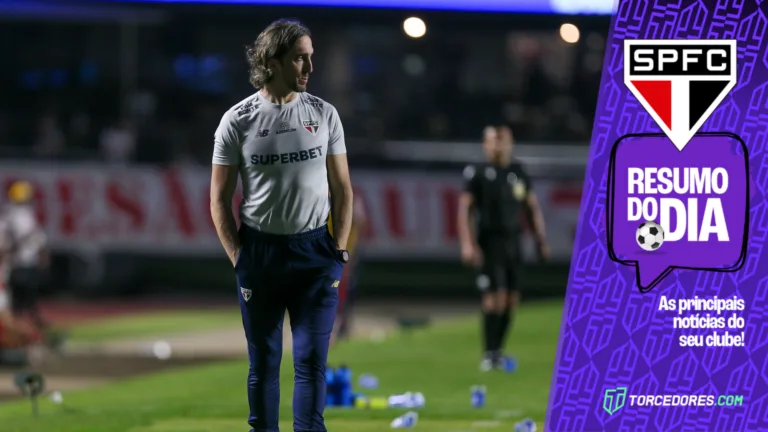 SPFC hoje (23/10): crítica de Ricardo Rocha, Zubeldía pressionado e mais notícias