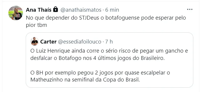 Ana Thaís elege os três melhores “camisa 9” do futebol brasileiro hoje: “Craques”