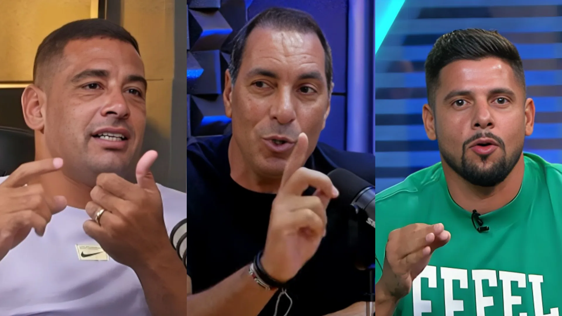 Cicinho, Diego Souza e Edmundo admitem ‘ranço’ por time brasileiro