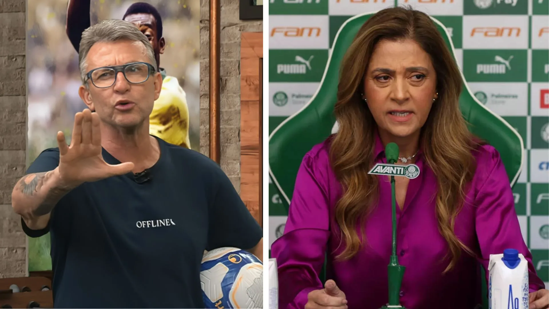 Craque Neto dá recado para Leila Pereira sobre polêmica com Neymar