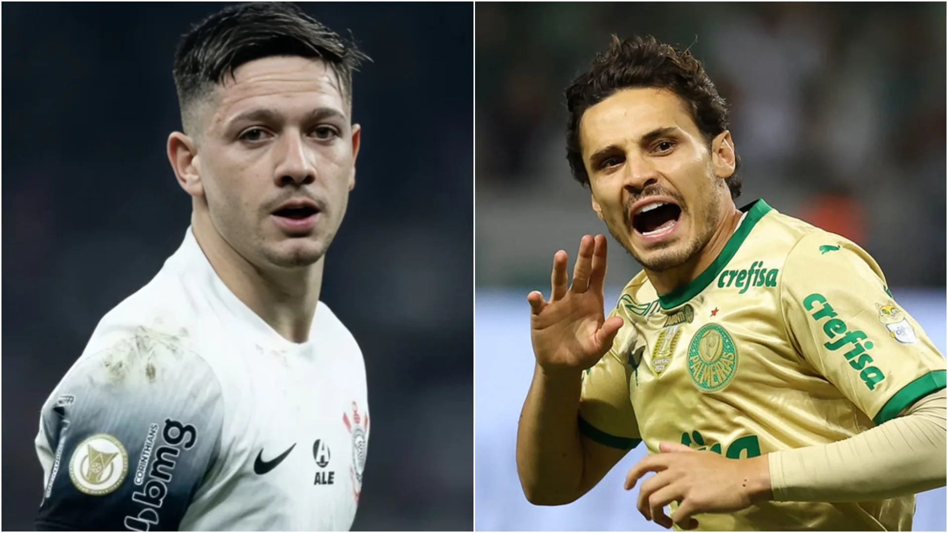 Bruno Formiga coloca Garro, do Corinthians, acima de Veiga, do Palmeiras