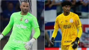Vitor Sérgio Rodrigues coloca Hugo Souza, do Corinthians, acima de Weverton, do Palmeiras