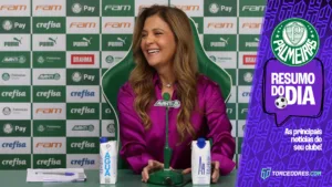 Palmeiras hoje (21/11): título do Brasileirão, Leila Pereira e mais