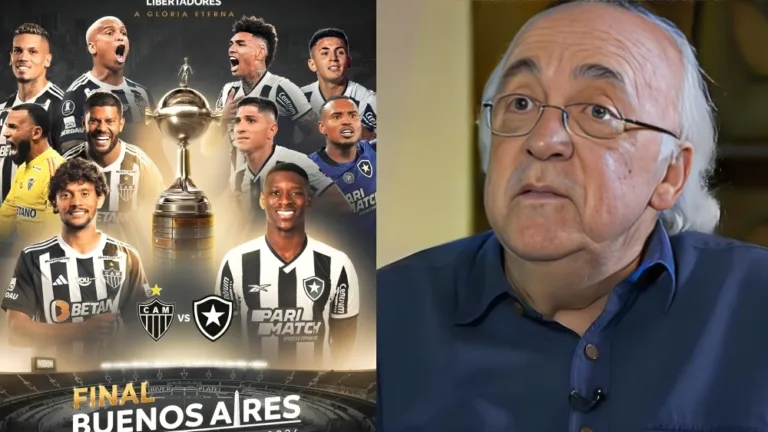 Tostão é convicto sobre Botafogo x Atlético-MG na final da Libertadores