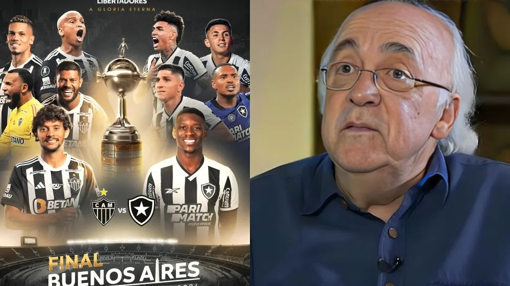 Tostão é convicto sobre Botafogo x Atlético-MG na final da Libertadores
