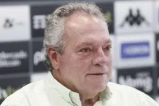 Abel Braga, em coletiva de imprensa