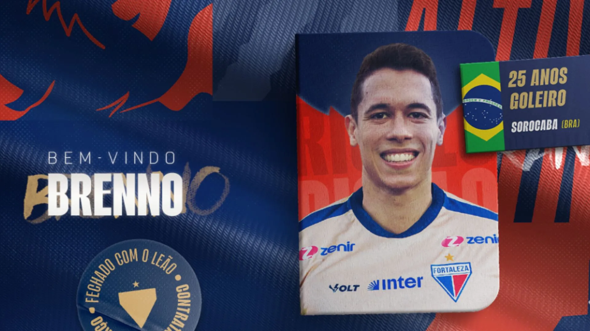 Fortaleza anuncia goleiro campeão olímpico pelo Brasil