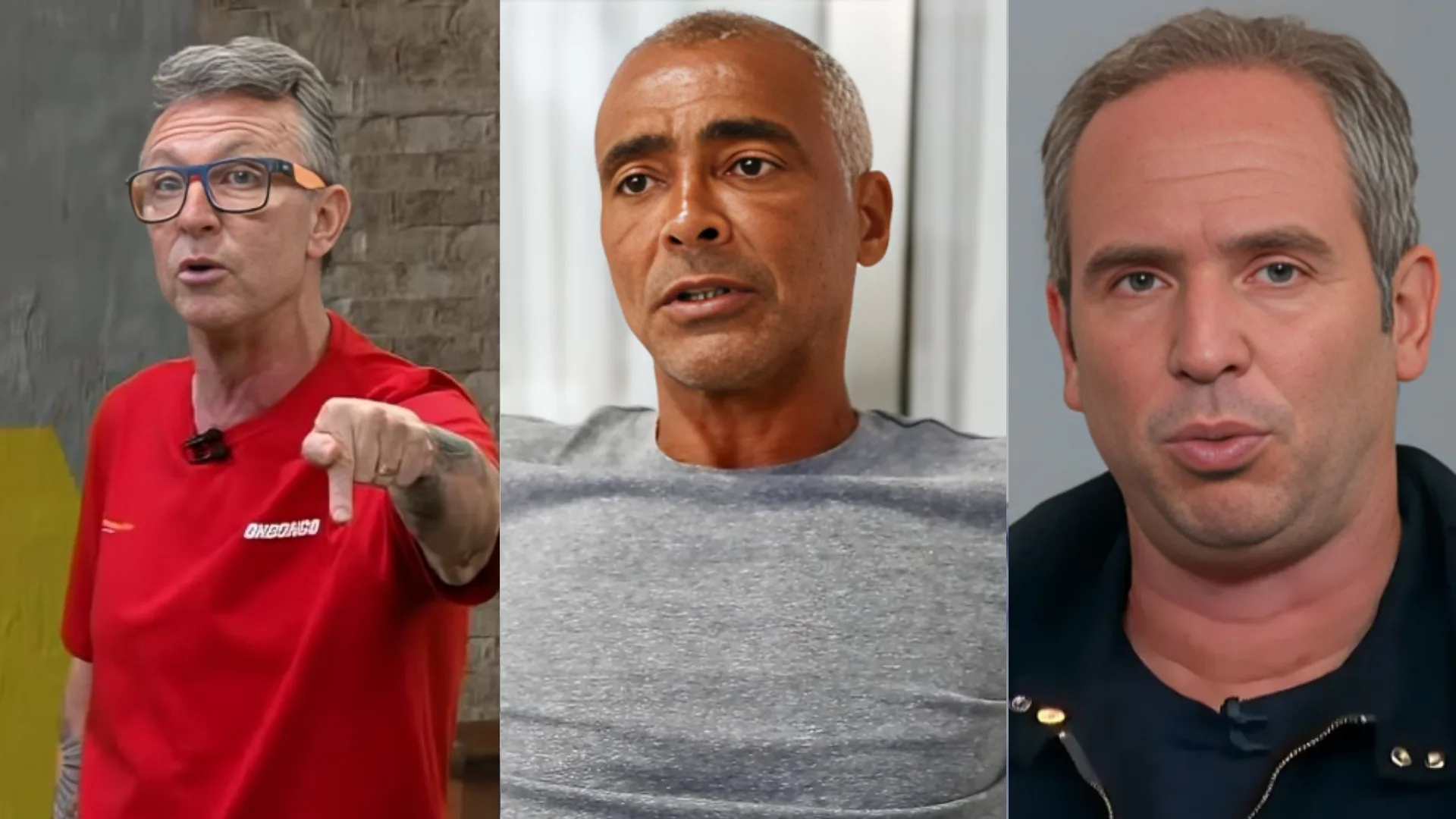 Craque Neto, Romário e Caio Ribeiro cravam camisa 9 para a seleção brasileira