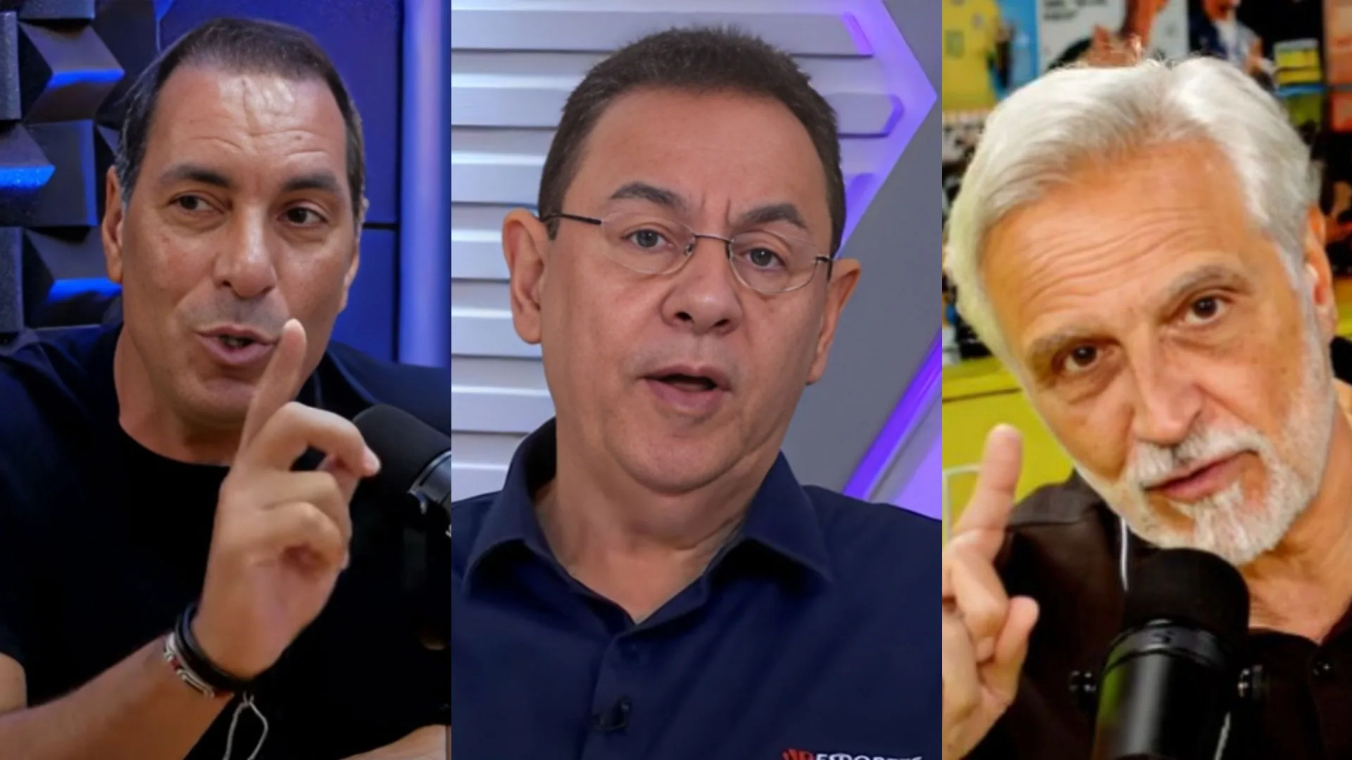Flávio Prado, Edmundo e Sormani elegem times com 2025 difícil pela frente: “Não tem nada”