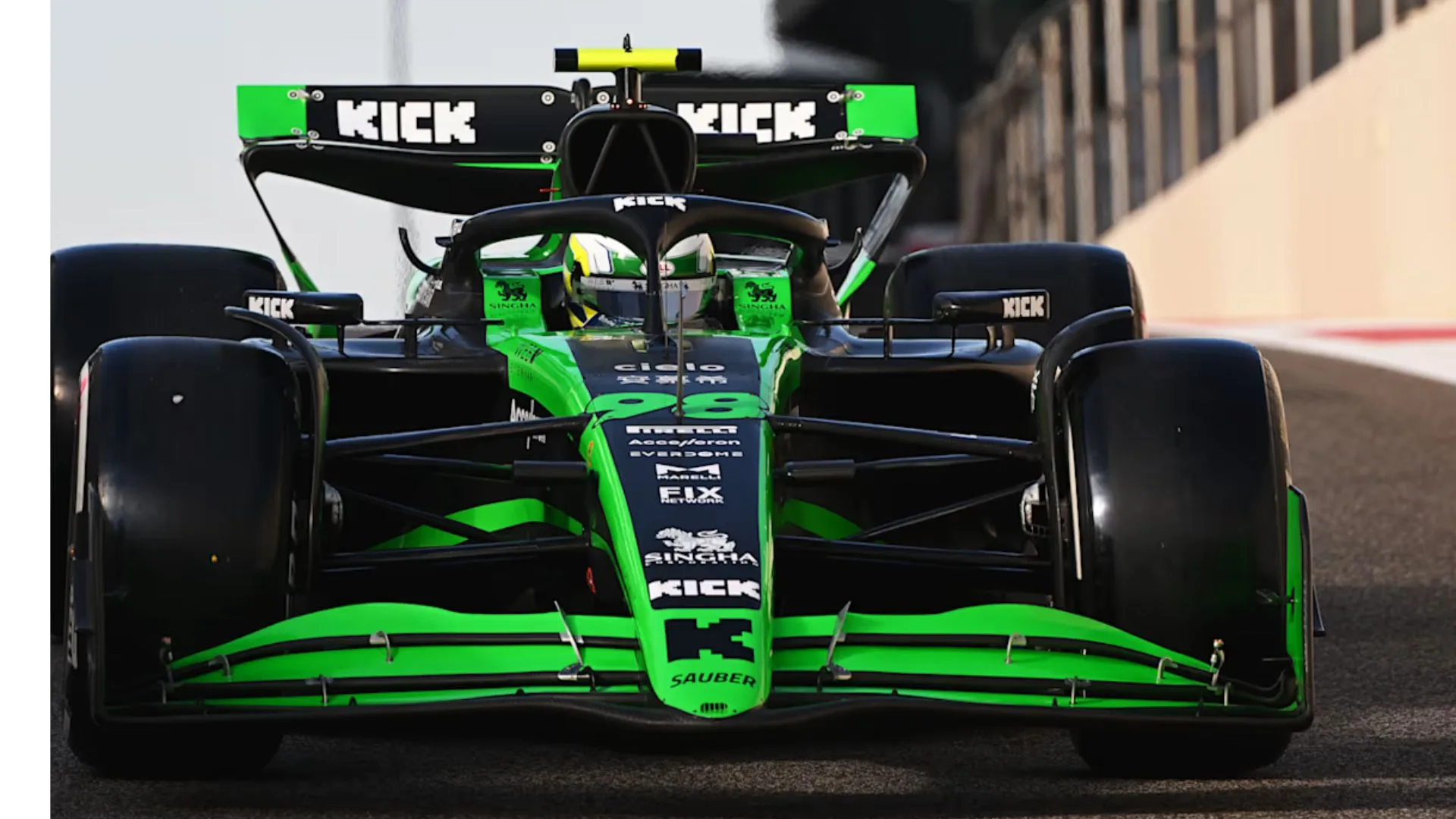 Gabriel Bortoleto estreia pela Sauber F1 em teste de pós-temporada