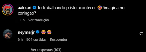 neymar no corinthians