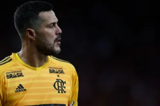 Júlio César, em sua despedida do futebol em 2018