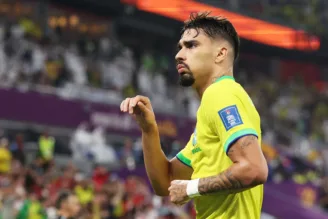 Lucas Paquetá em jogo pela seleção brasileira
