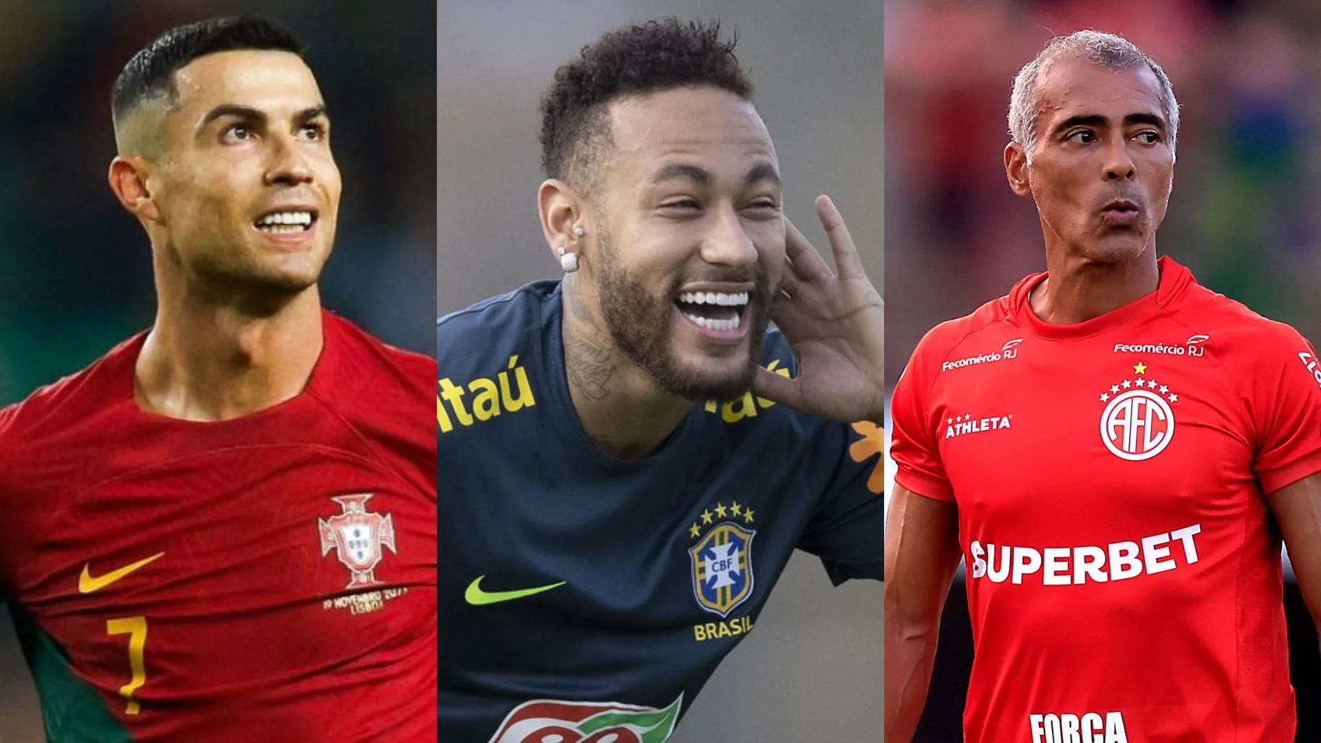 Neymar, Cristiano Ronaldo e Romário definem qual é o maior clube do mundo