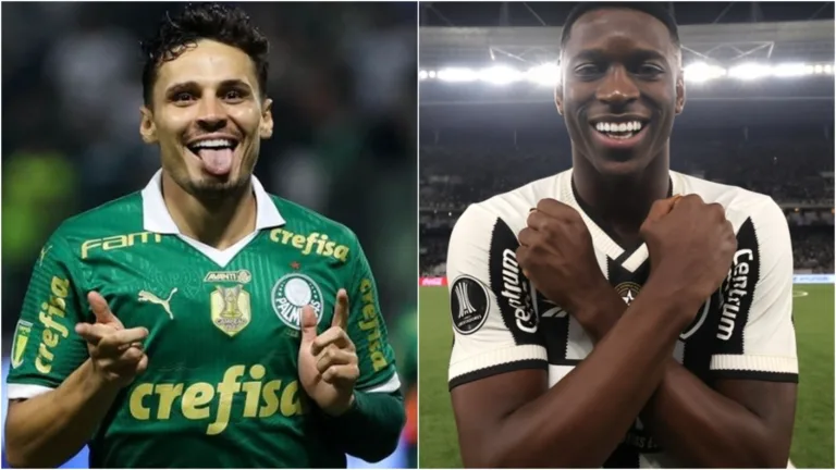 Raphael Veiga ou Luiz Henrique? Bruno Formiga compara craques de Palmeiras e Botafogo