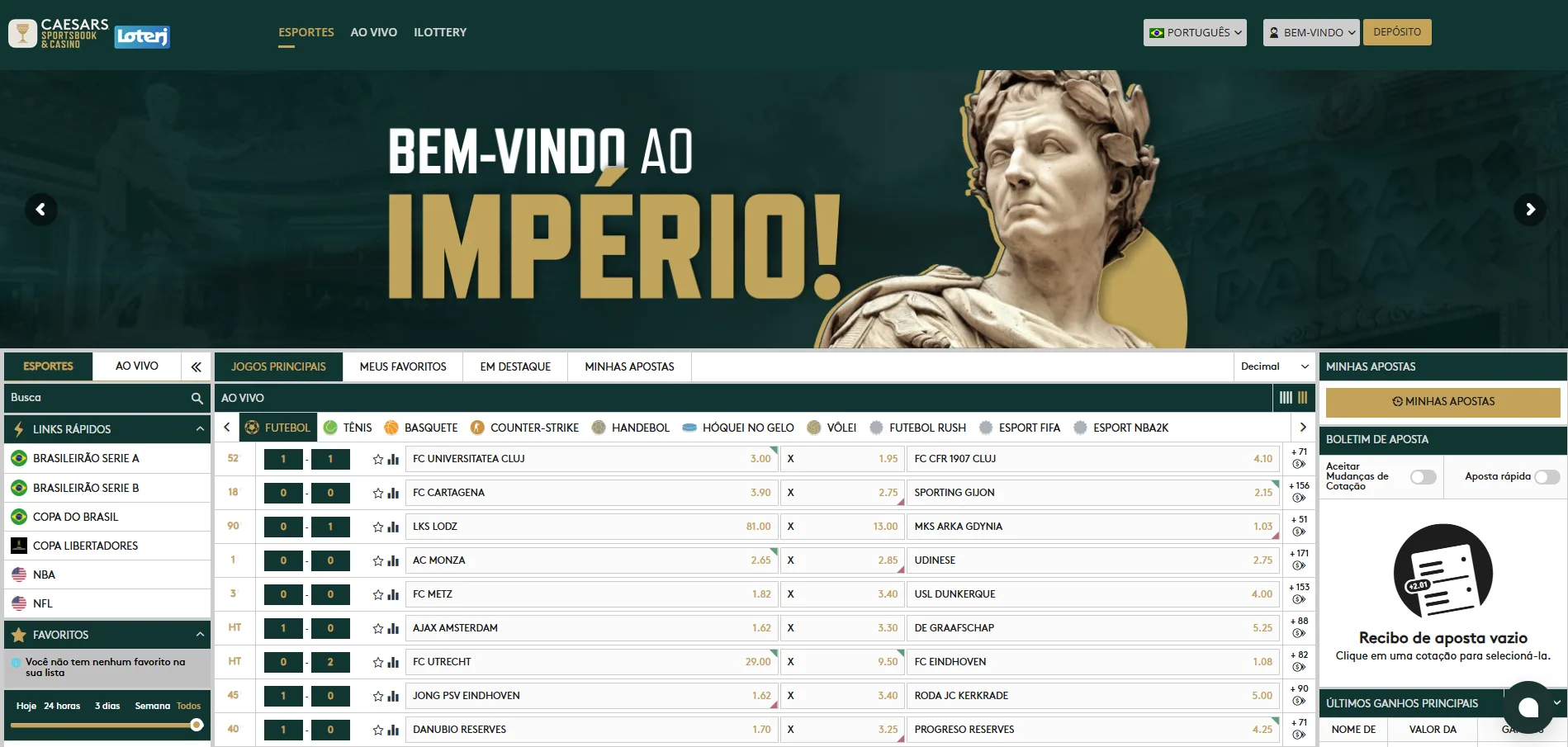 site caesars brasil