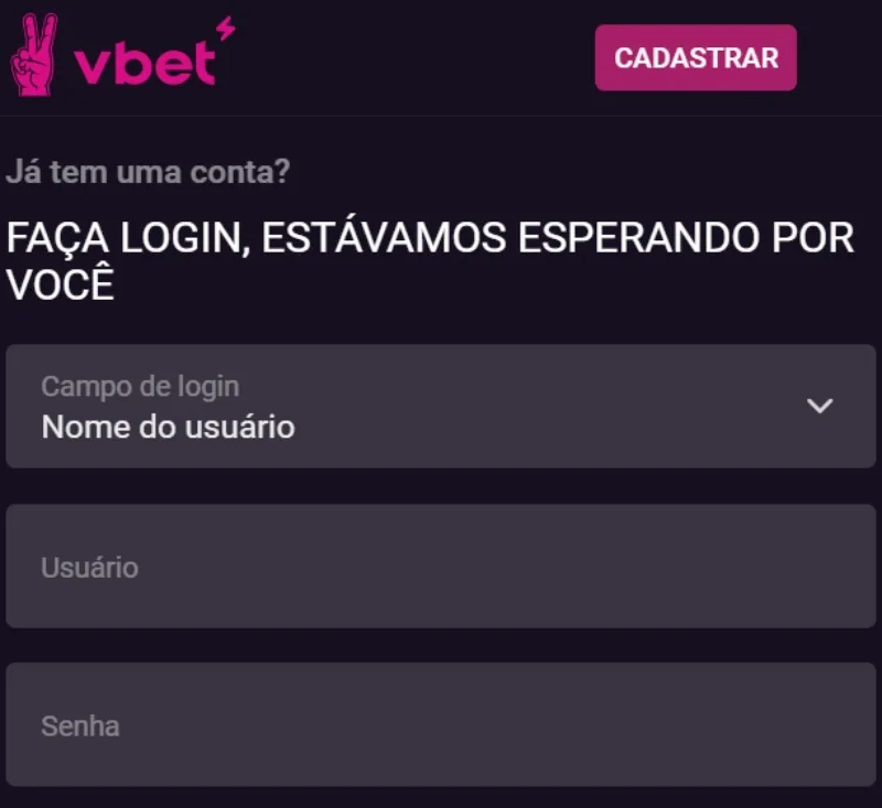 Cassino VBet Login