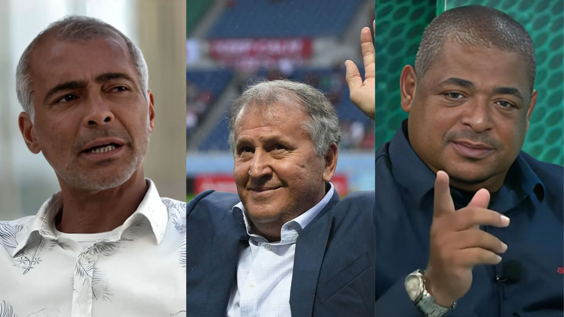 Zico, Romário e Vampeta elegem os maiores ídolos da história do Flamengo; veja o top-3