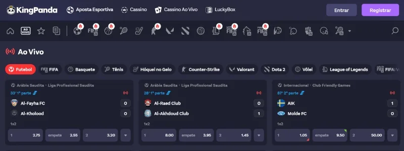 Apostas Esportivas Ao Vivo KingPanda KingPanda Apostas Esportivas
