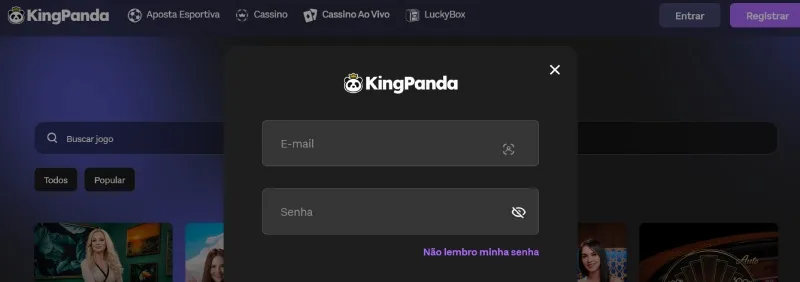 Como Abrir Conta KingPanda KingPanda Registrar