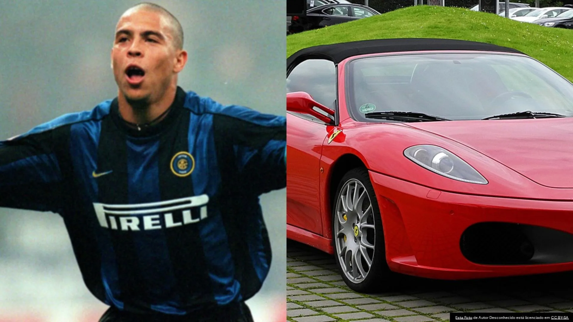 Ronaldo Fenômeno hoje valeria o equivalente a 50 Ferraris
