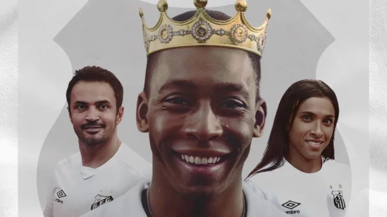 Santos homenageia Pelé, Marta e Falcão no ‘Dia De Reis’: “nobreza alvinegra”