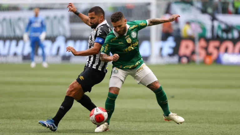 Ulisses Costa e Renata Fan bancam placar de Santos x Palmeiras