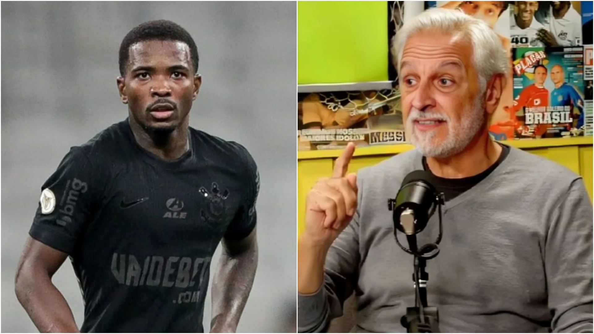 Sormani responde provocação do zagueiro Cacá, do Corinthians: “Não tenho medo”