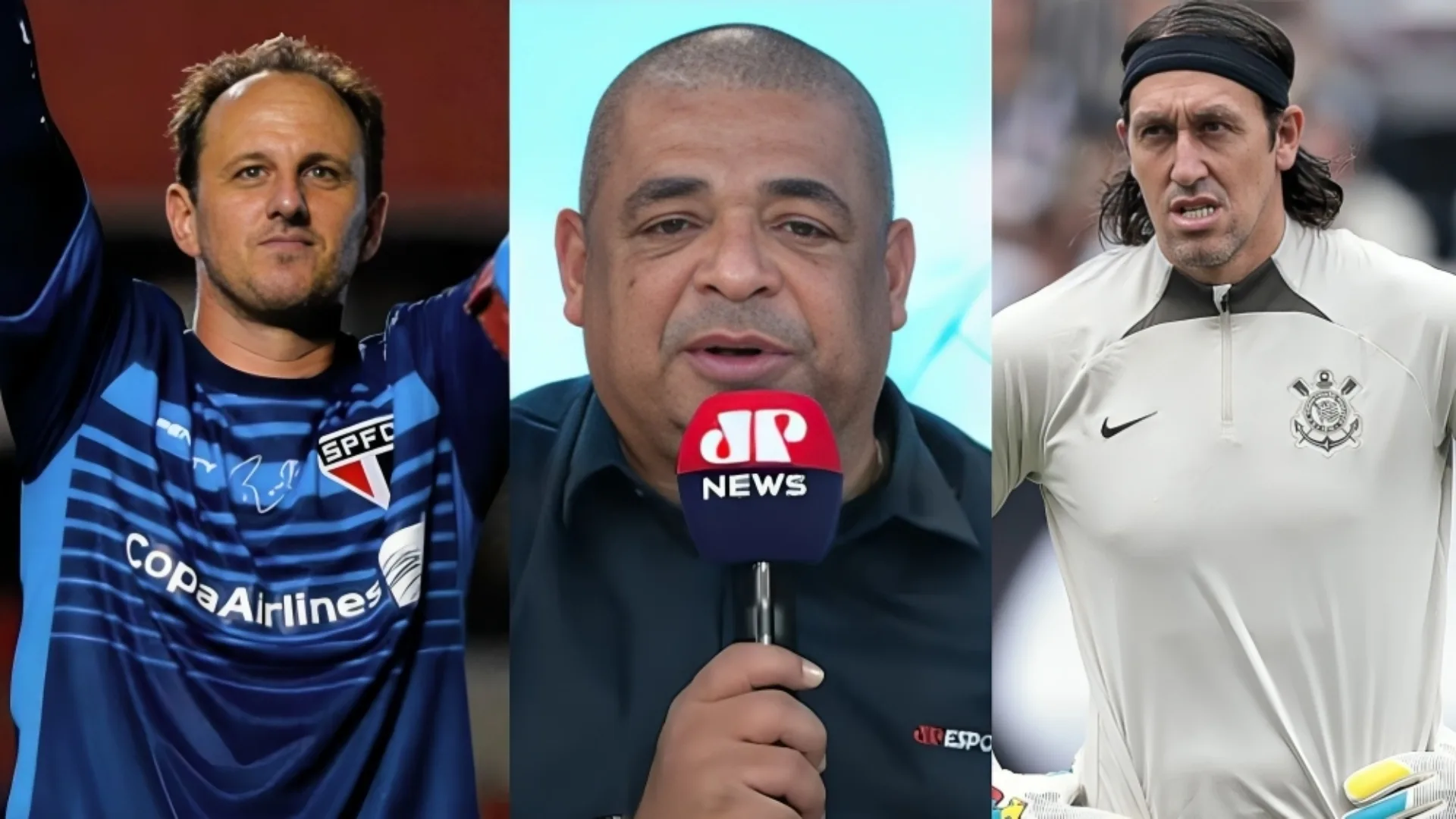 Vampeta é convicto ao eleger o melhor goleiro entre Ceni e Cássio