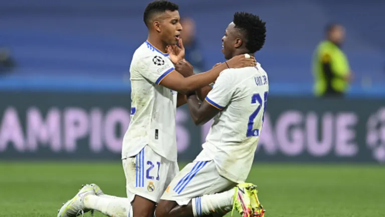 Real Madrid goleia Salzburg com gols de Vinicius Júnior e Rodrygo pela Champions League 