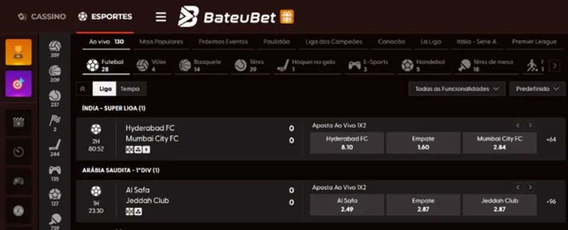 BateuBet Ao Vivo