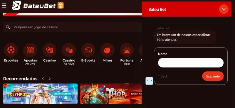 Bateubet Atendimento Ao Cliente