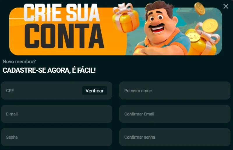 Como se registrar no cassino da Betão