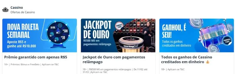 Bônus Para Jogadores Cadastrados