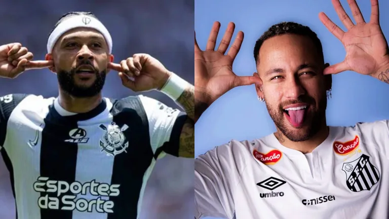 Corinthians x Santos: duelo Memphis x Neymar agita torcedores em São Paulo