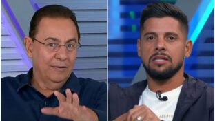 Flávio Prado e Cicinho são comentaristas esportivos (Reprodução/YouTube)