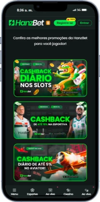 Bônus Disponíveis HanzBet Promoções