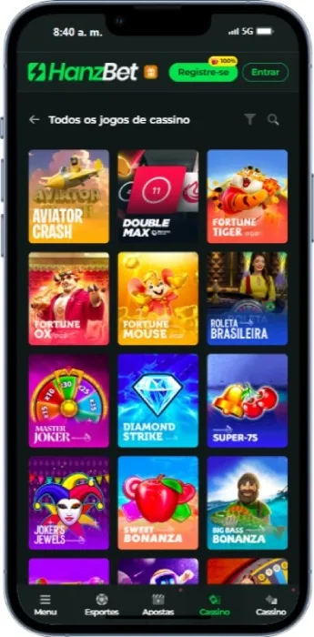 Jogos Populares Disponíveis HanzBet Cassino