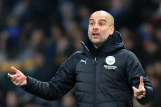 Pep Guardiola, técnico do Manchester City