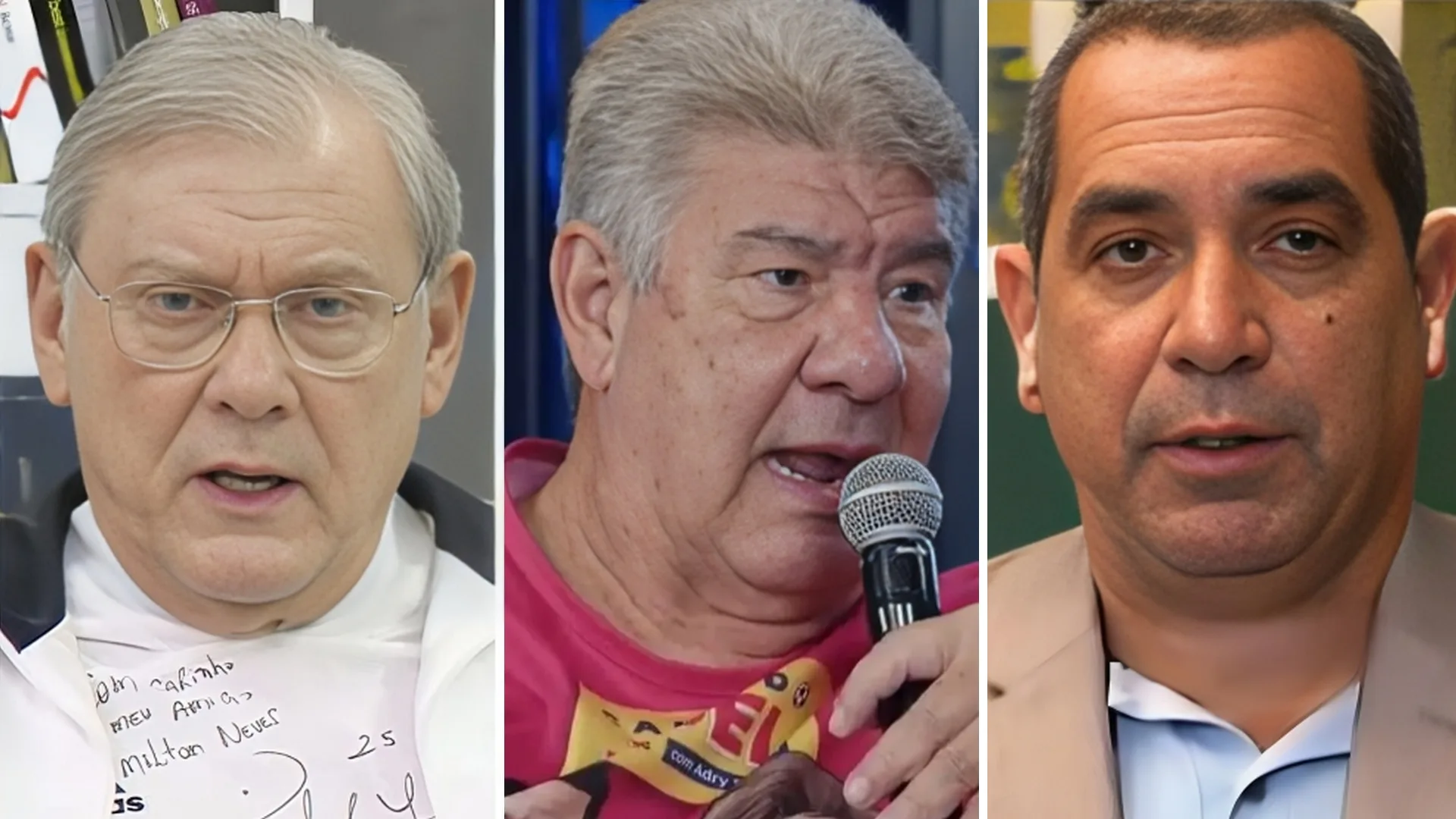 Milton Neves, Joel Santana e Zinho cravam campeão da Supercopa entre Botafogo x Flamengo