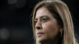 Leila Pereira, presidente do Palmeiras (Rogério Maroti / Alamy Stock Photo)