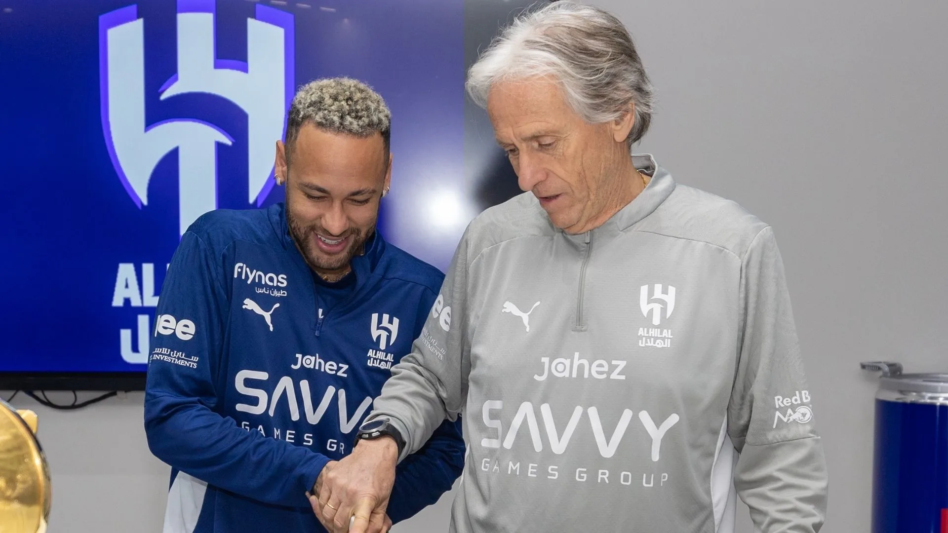 Jorge Jesus admite frustração e define “lugar certo” para Neymar