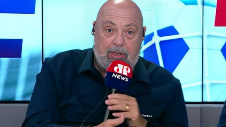 Nilson Cesar, em transmissão da Jovem Pan (Reprodução/YouTube)