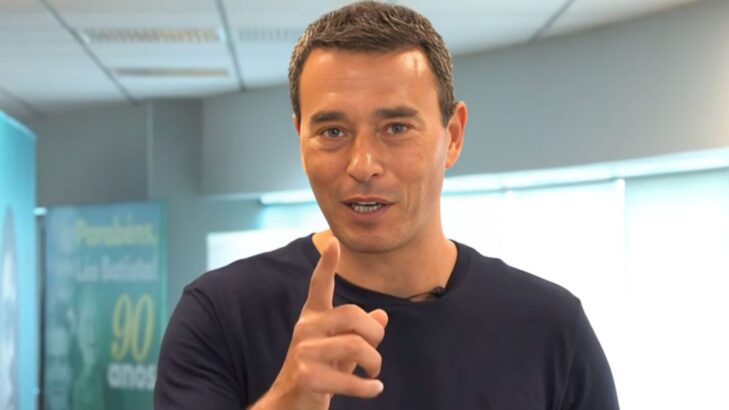 André Rizek, apresentador do SporTV (Reprodução)