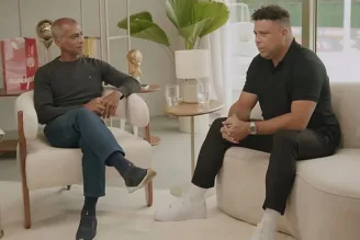 Romário e Ronaldo, em entrevista na Romário TV