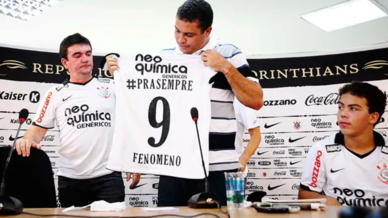 Saiba qual era o valor de mercado de Ronaldo Fenômeno quando chegou ao Corinthians