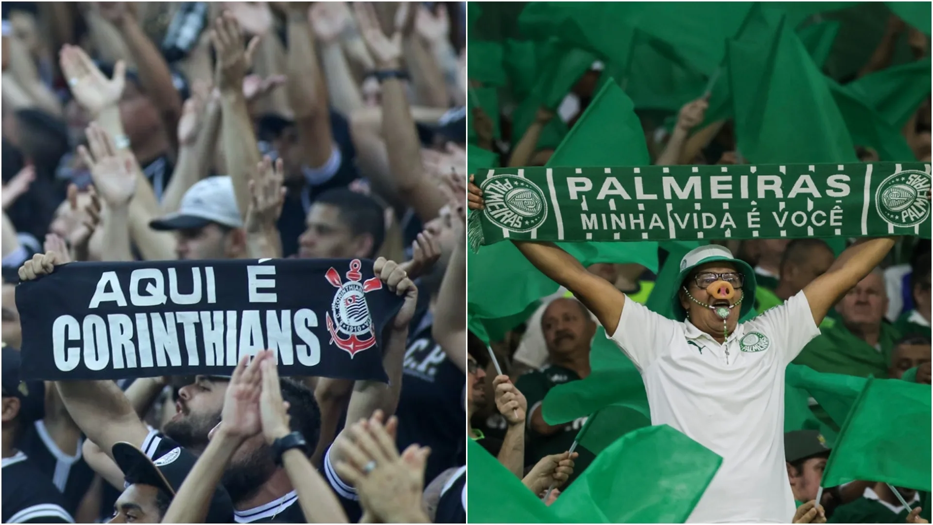 Craque Neto mostra diferença entre torcida do Corinthians e do Palmeiras: “Se jogar contra o Real Madrid”